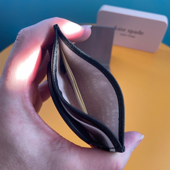 Preowned Kate Spade Rambling Rose Monkey Cardholder - Picture 3 of 3